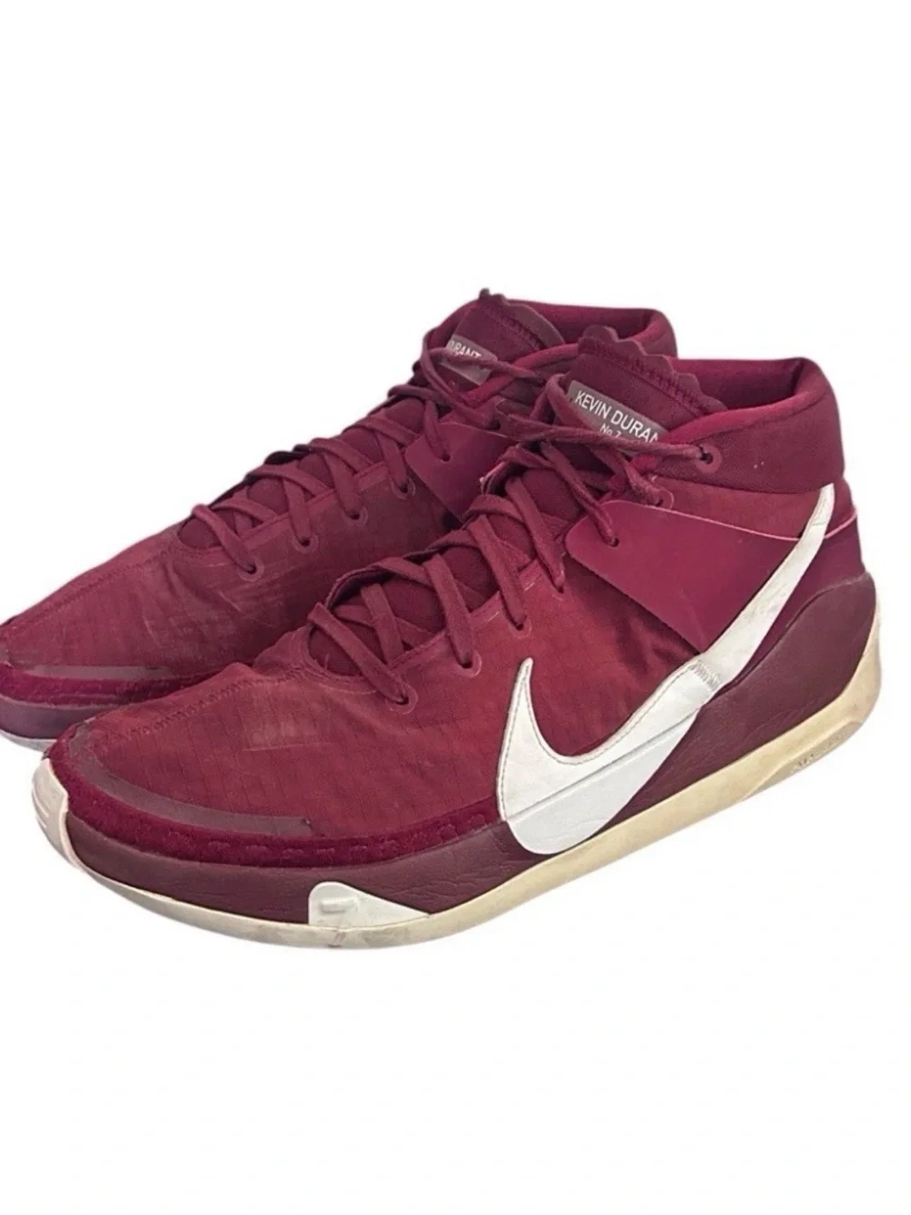 Nike Men’s KD 13 TB Kevin Durant Burgundy Basketball Shoes CW4115 601 Size 15